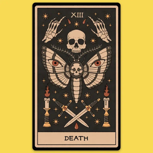Death Tarot Card Sticker