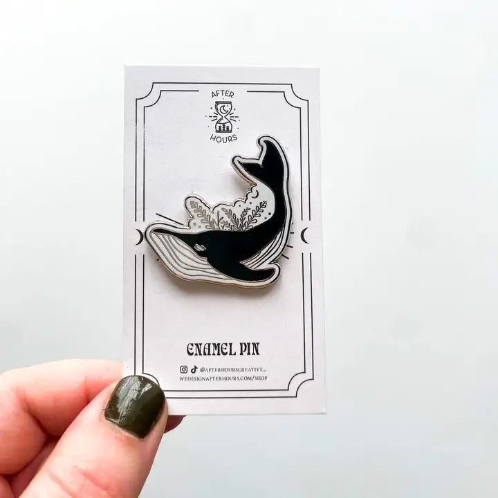 Whale Enamel Pin