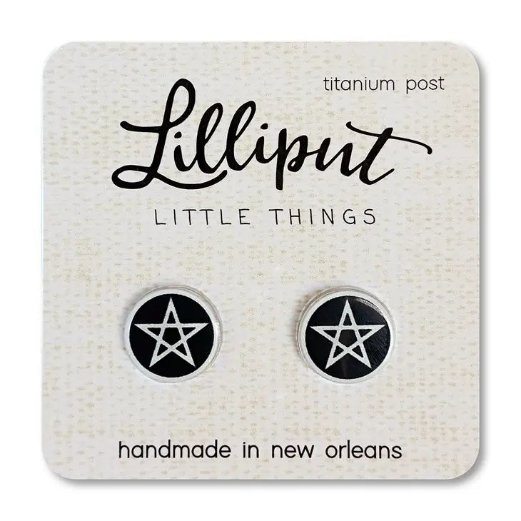 Witchy Pentagram Earrings