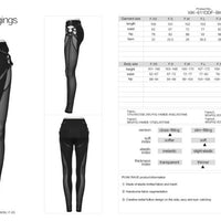 Hollow Mesh Leggings