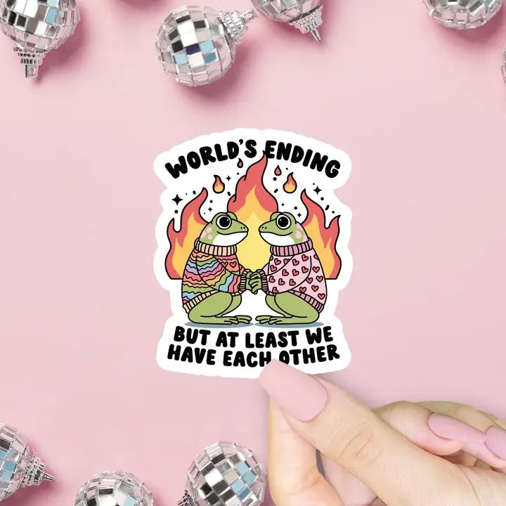 World's Ending Sticker
