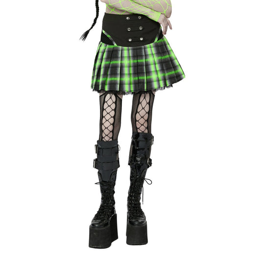 Punk Pleated Skirt