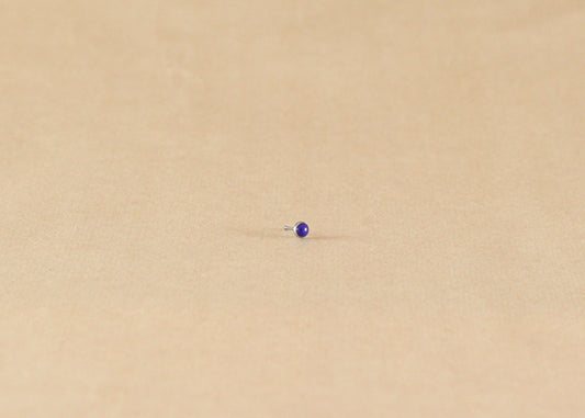16G TI CABOCHON 3MM SYN. LAPIS BLUE