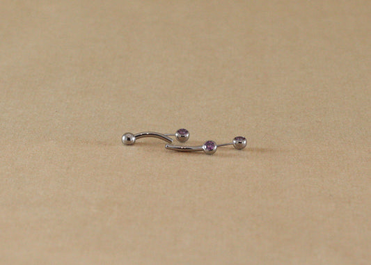 16G TI SIDE-GEM CRV BB 5/16" PURPLE CZ