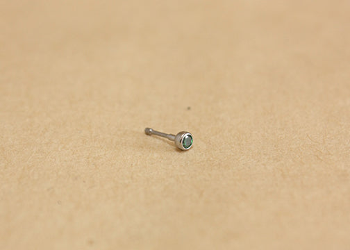 16G TI BEZEL GEM 2MM EMERALD