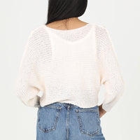 Open Knit Light Weight Pullover Sweater