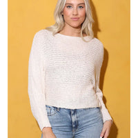 Open Knit Light Weight Pullover Sweater