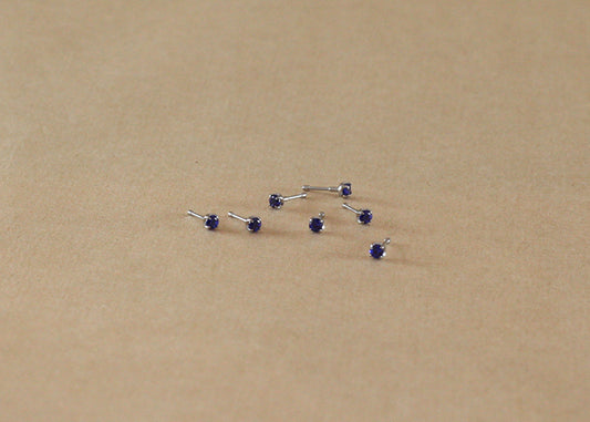 16G TI PRONG GEM 2MM SAPPHIRE