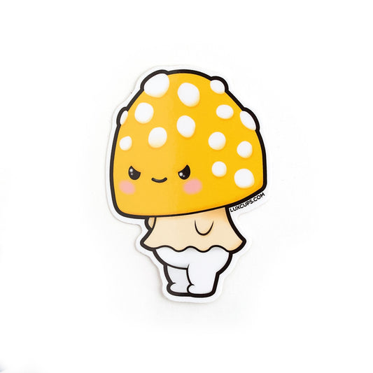 Yellow Mushroom Sticker
