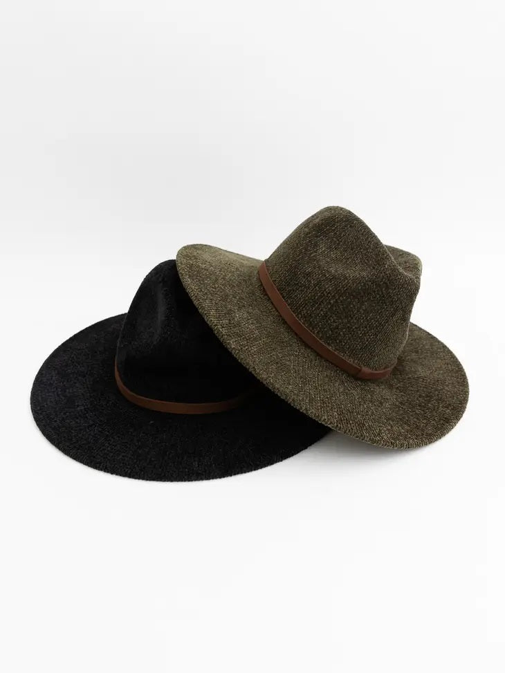 Corduroy Fedora Hat Olive