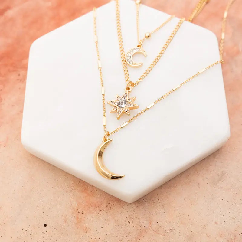 Celestial Layered Necklace