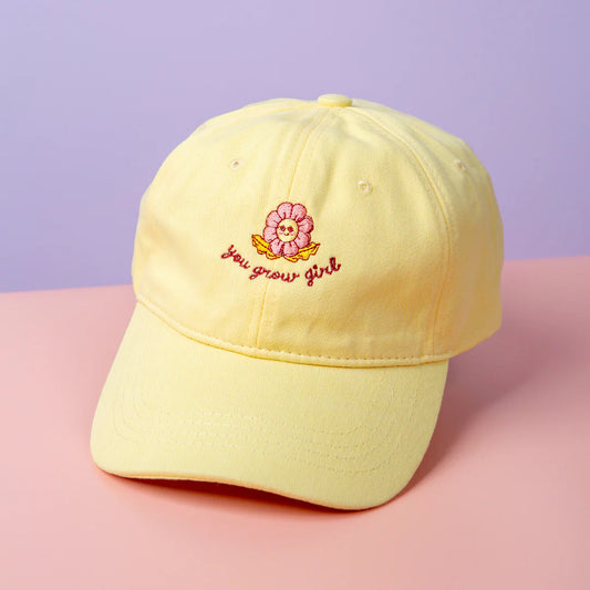 You Grow Girl Baseball Dad Hat
