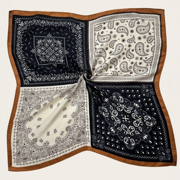 Vintage Patchwork Paisley Bandana