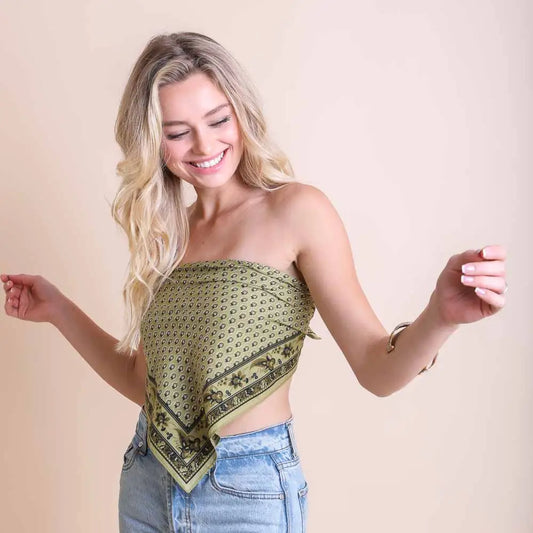 Oversized Floral Bandana Scarf