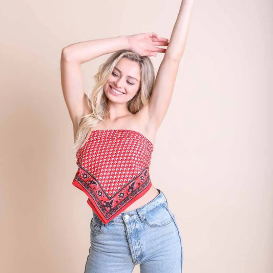 Oversized Cotton Bandana Scarf