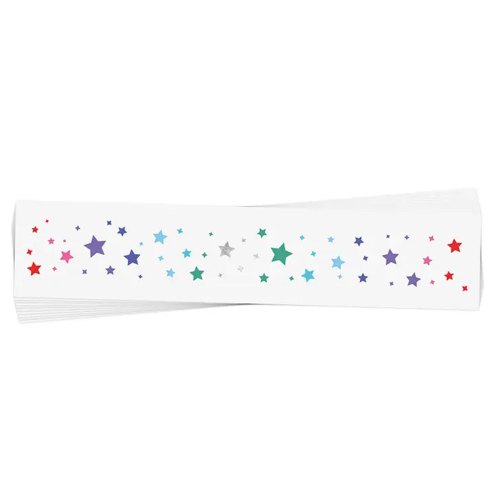 Rainbow Starry Freckles Temporary Tattoo