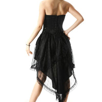 ROBE SANS BRETELLES EN DENTELLE