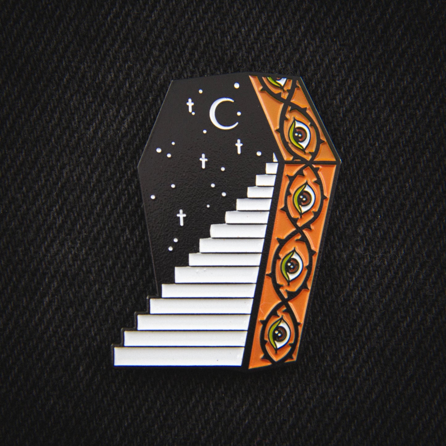Coffin Stairs Pin