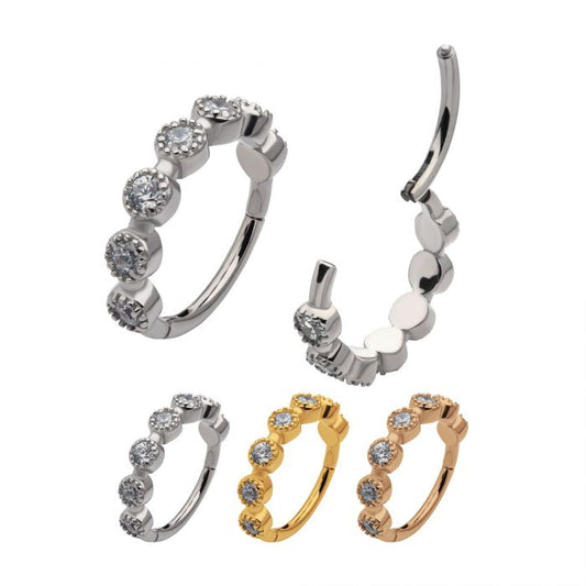 7 Beaded Circles With Gems