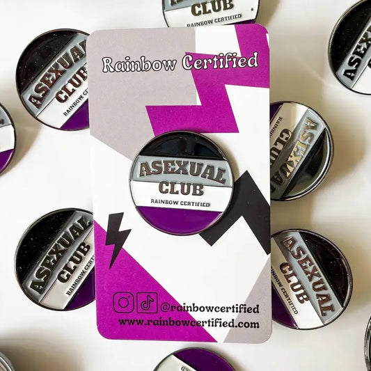 Club del orgullo asexual Chapa