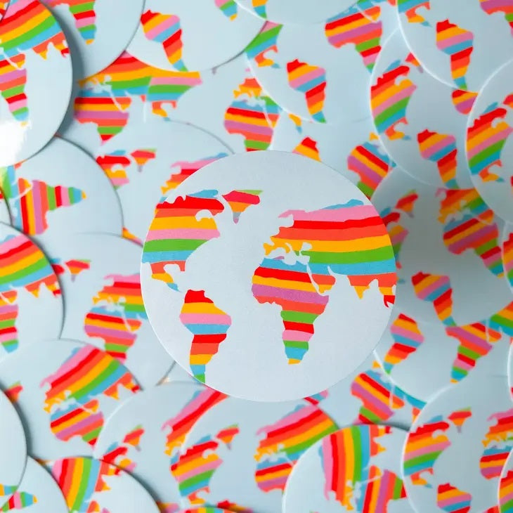 Around The World Pride Sticker