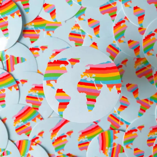 Around The World Pride Sticker