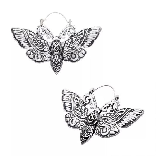 Deathmoth con colgadores de tapones de calavera