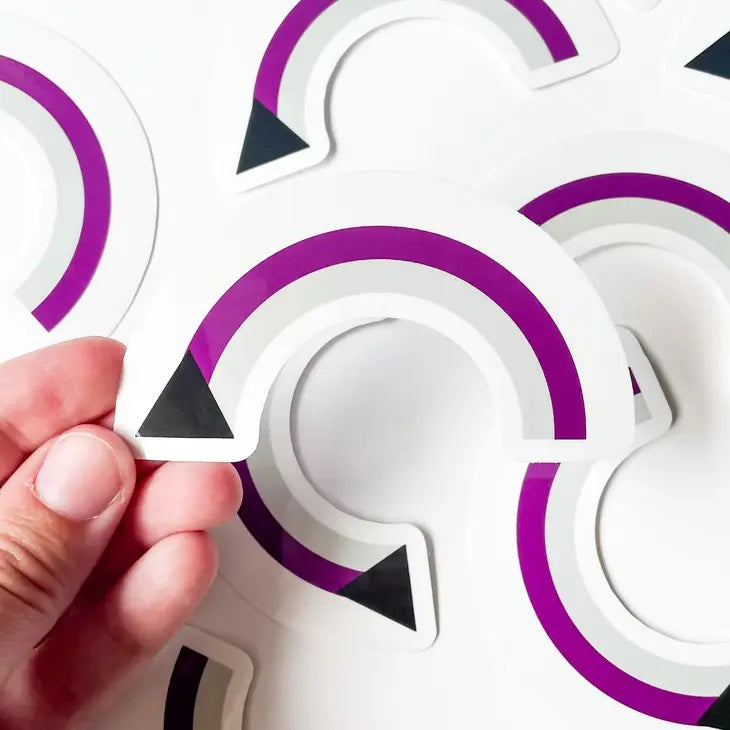 Demisexual Rainbow Sticker