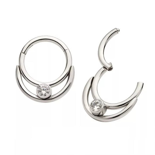 Double Cerceau 1 Bez Gem Cerceau À Charnière