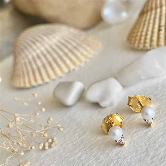 Coyo Dainty Perle Et Strass Stud