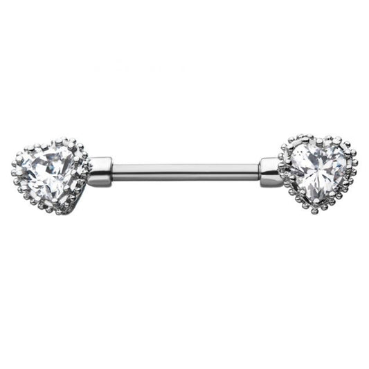 Marco de cuentas de corazón