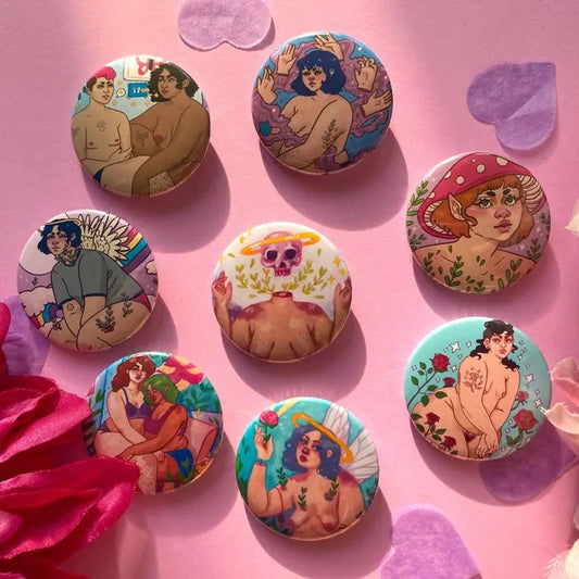 Many Hands Talking Pin