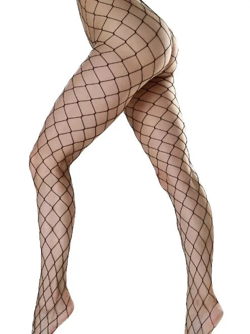 Extra Large Net Tights Plus Size