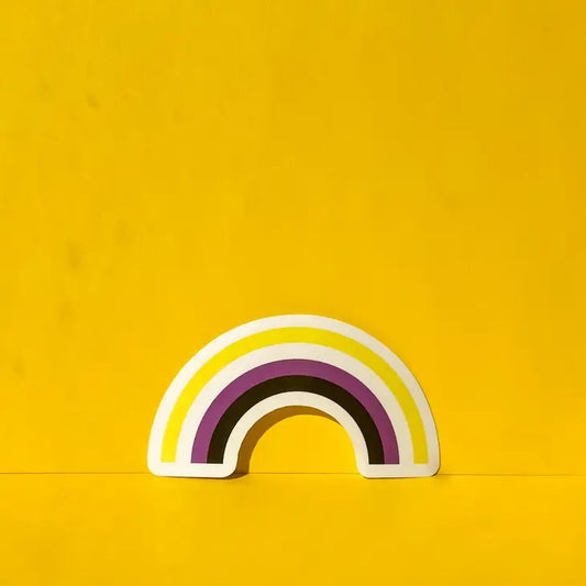 Nonbinary Rainbow Sticker