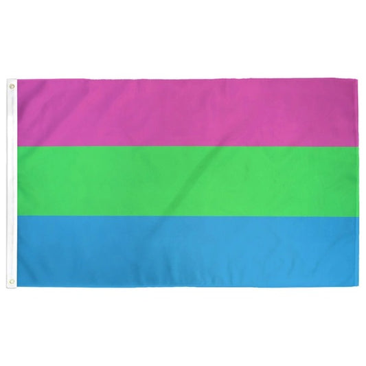 Bandera del Orgullo Polisexual 3 pies x 5 pies