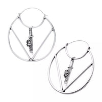 Dangle Dagger Rose Plug Cintres