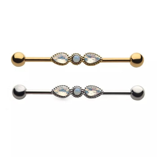 Opalite ronde et en forme de larme