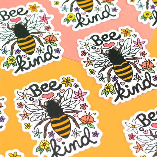 Autocollant type abeille