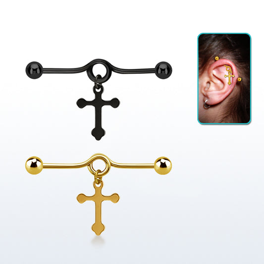 Croix épaisse sur boucle industrielle