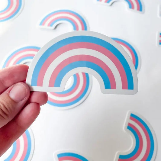 Transgender Rainbow Sticker